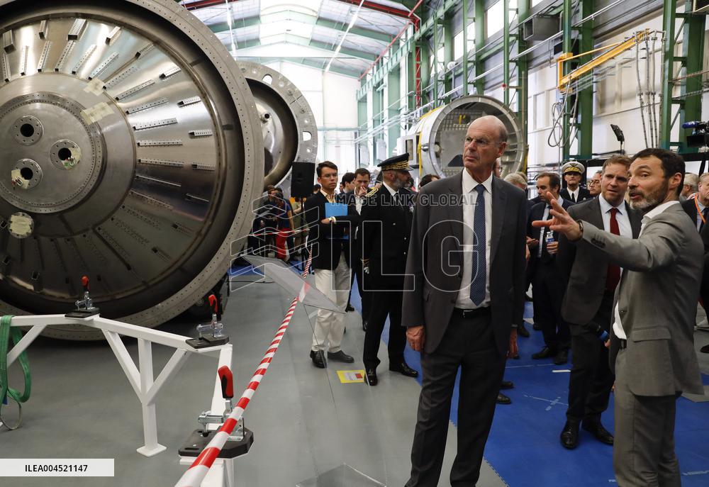 Ministerial Visit To MaiaSpace ArianeGroup - France
