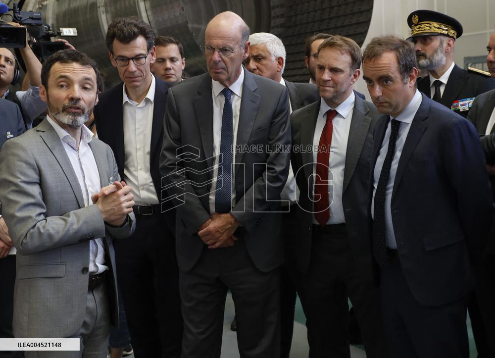 Ministerial Visit To MaiaSpace ArianeGroup - France
