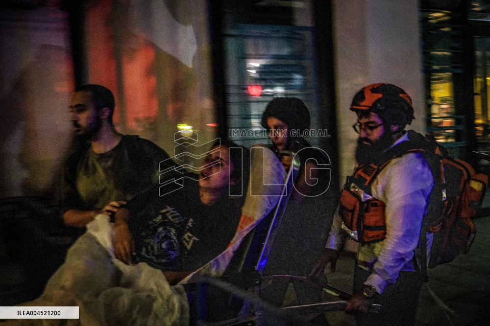 Iranian Missile Attack in Tel Aviv - Israel