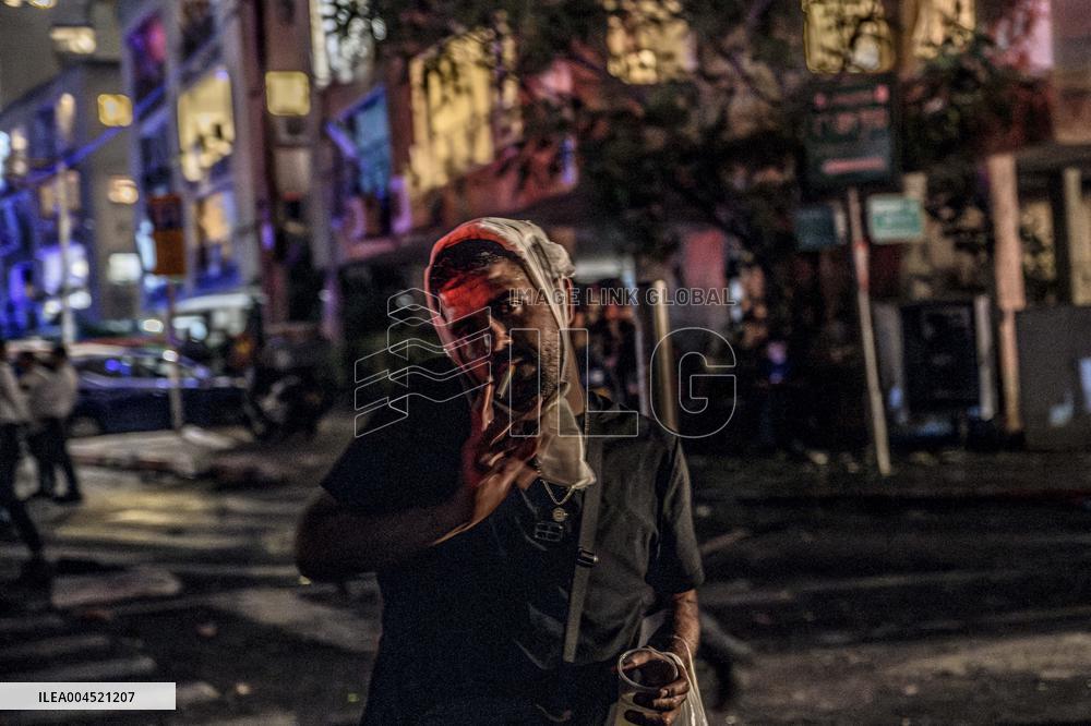 Iranian Missile Attack in Tel Aviv - Israel