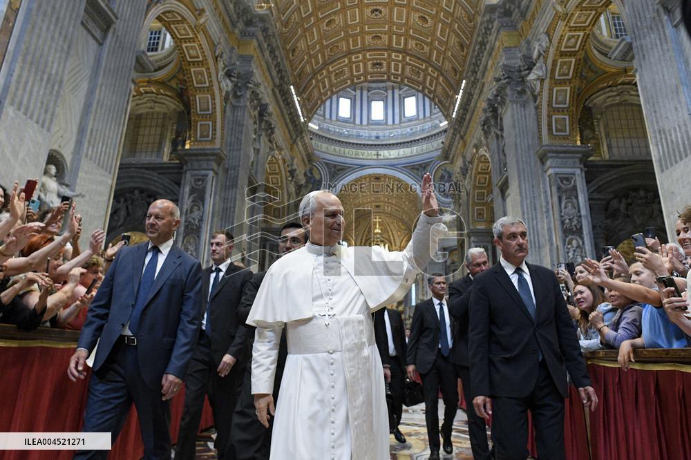 Pope Leo XIV Welcomes Pilgrims For The Jubilee of Sport - Vatican