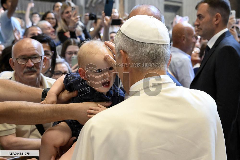 Pope Leo XIV Welcomes Pilgrims For The Jubilee of Sport - Vatican