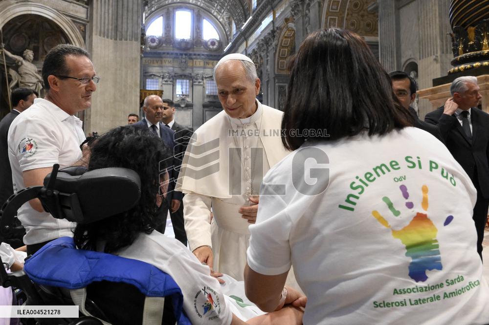 Pope Leo XIV Welcomes Pilgrims For The Jubilee of Sport - Vatican