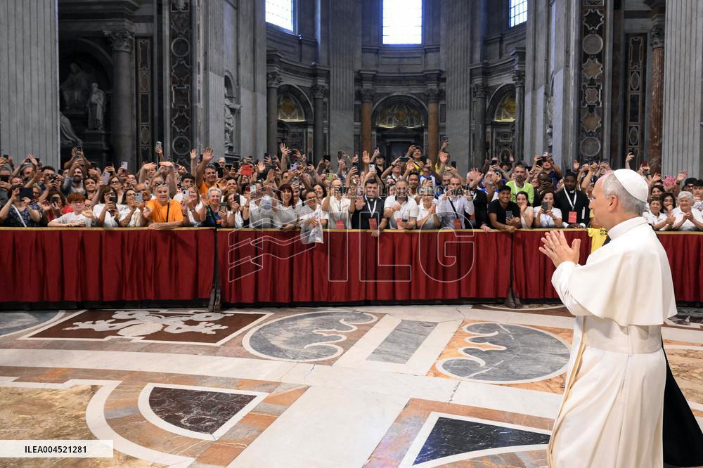 Pope Leo XIV Welcomes Pilgrims For The Jubilee of Sport - Vatican