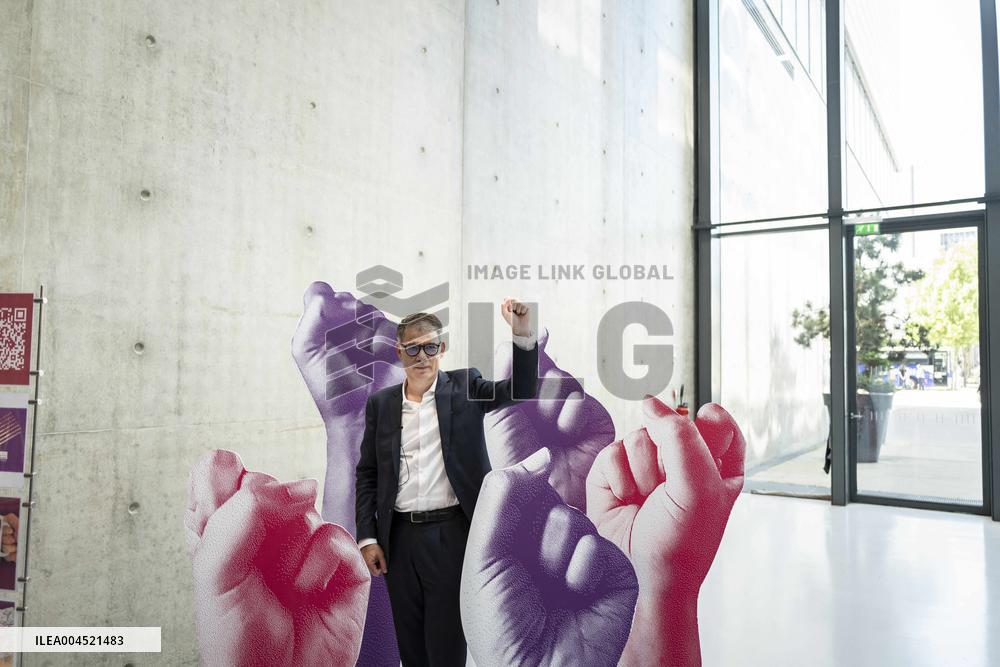 French Socialist First Secretary Olivier Faure Portrait  - Nancy EB