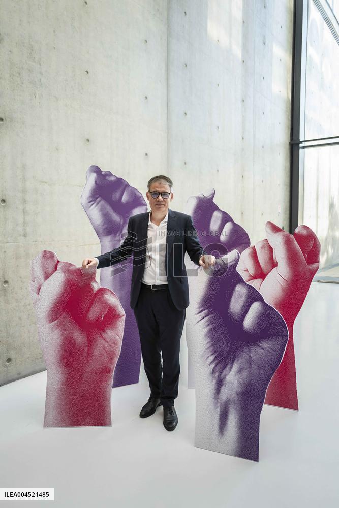 French Socialist First Secretary Olivier Faure Portrait  - Nancy EB