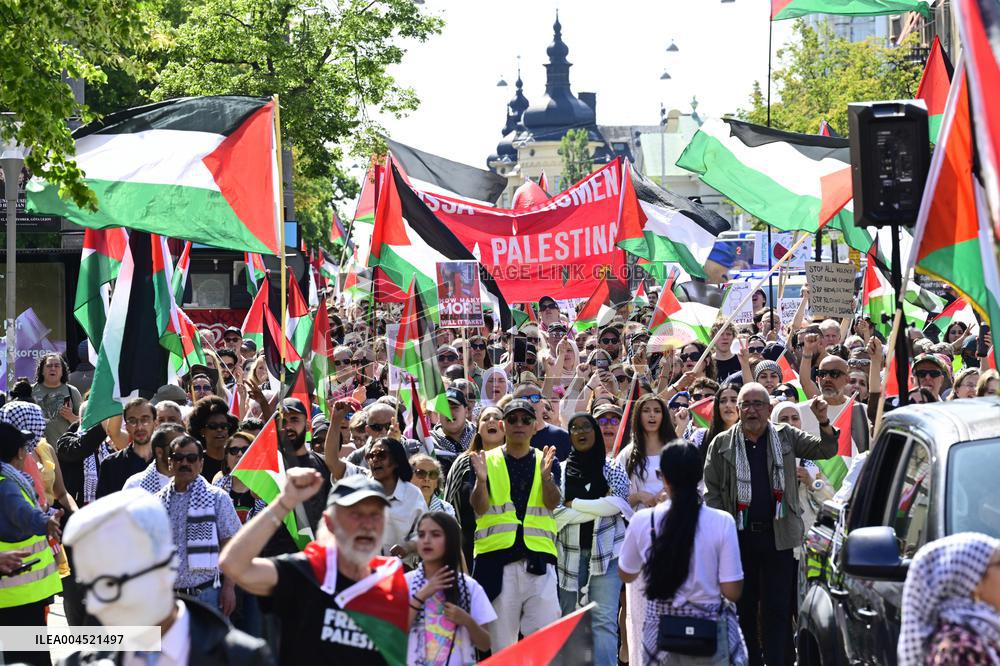 DEMONSTRATION FOR GAZA