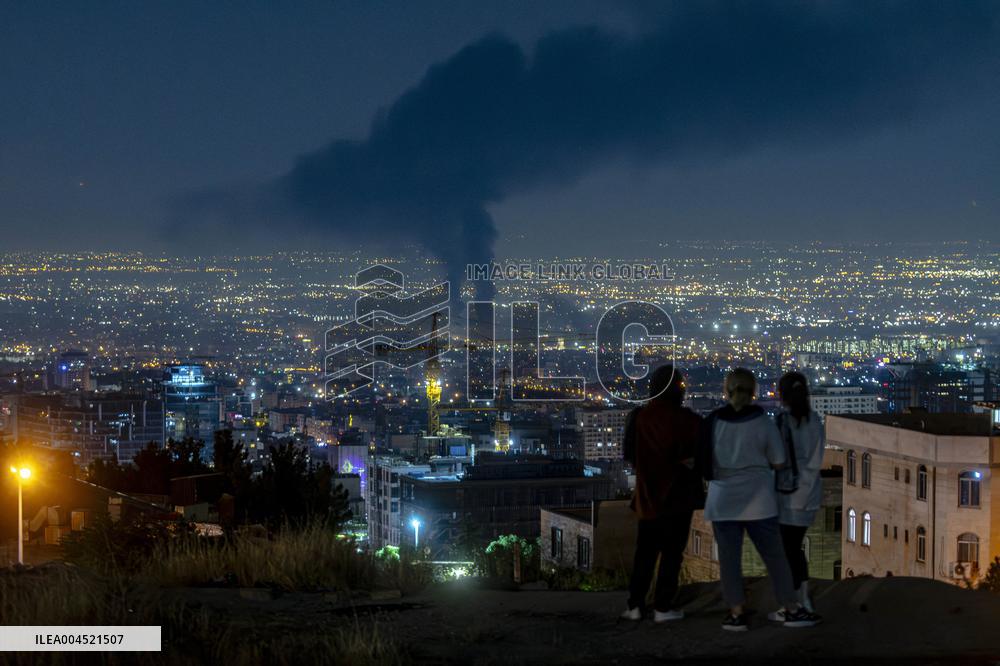 Israeli Airstrike in Tehran - Iran