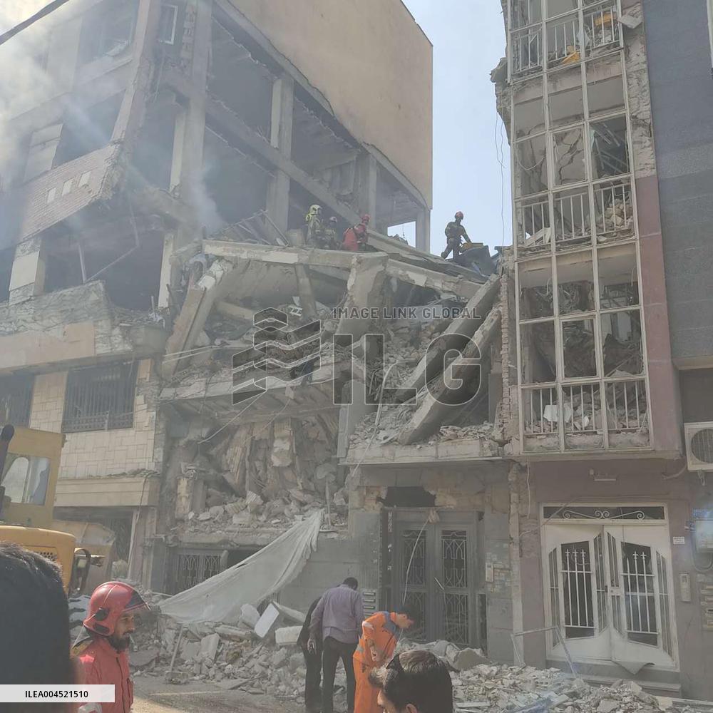 Israeli Airstrike in Tehran - Iran