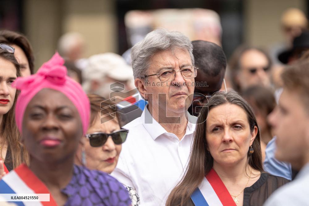 Pro-Palestinian demonstration with Rima Hassan - Paris AJ