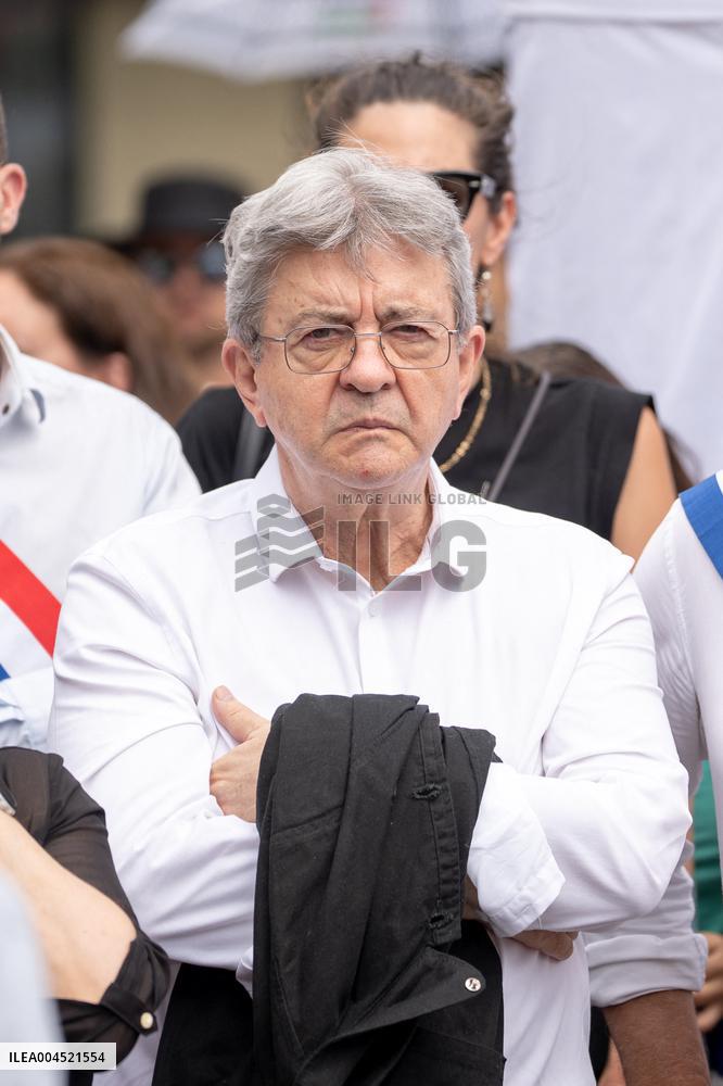 Pro-Palestinian demonstration with Rima Hassan - Paris AJ