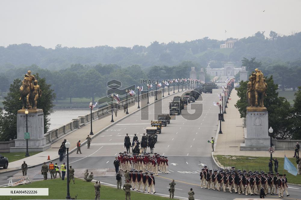 US Army?s 250th birthday celebration in Washington DC