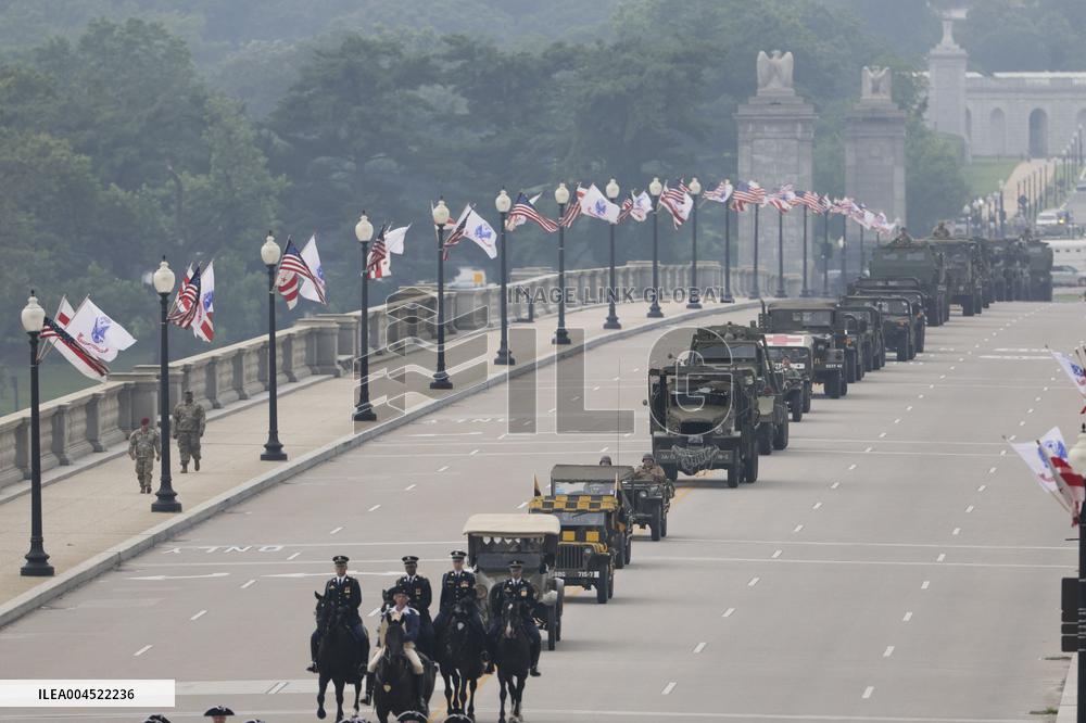 US Army?s 250th birthday celebration in Washington DC