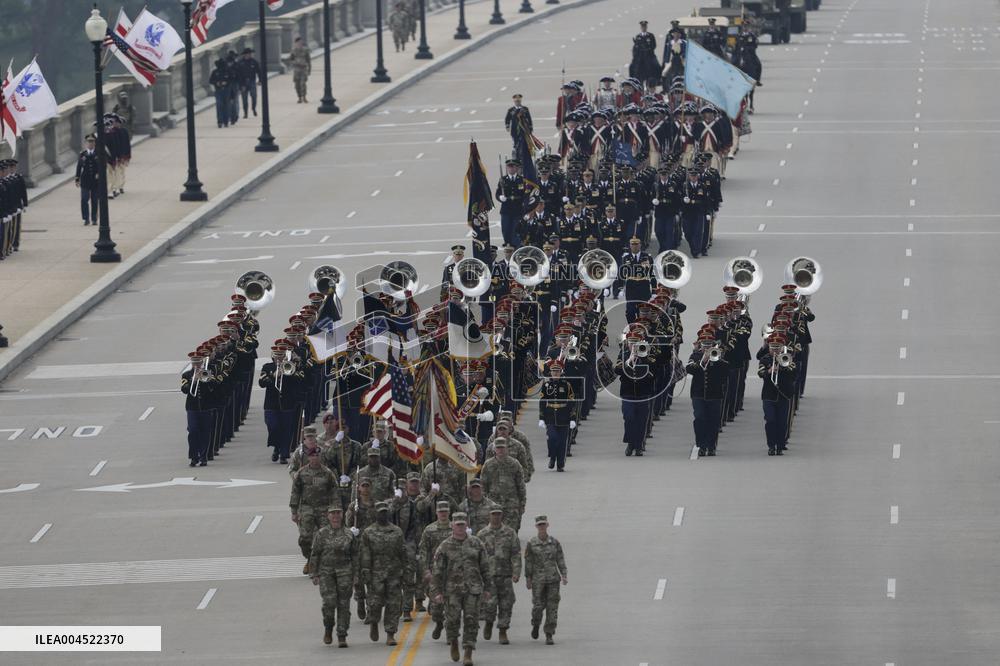 US Army?s 250th birthday celebration in Washington DC
