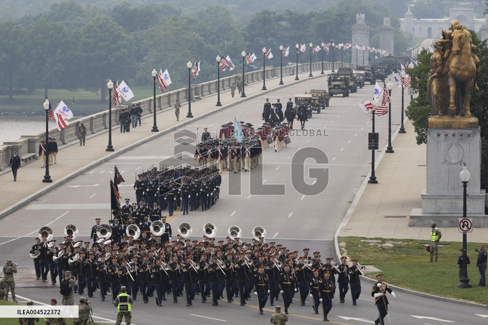 US Army?s 250th birthday celebration in Washington DC