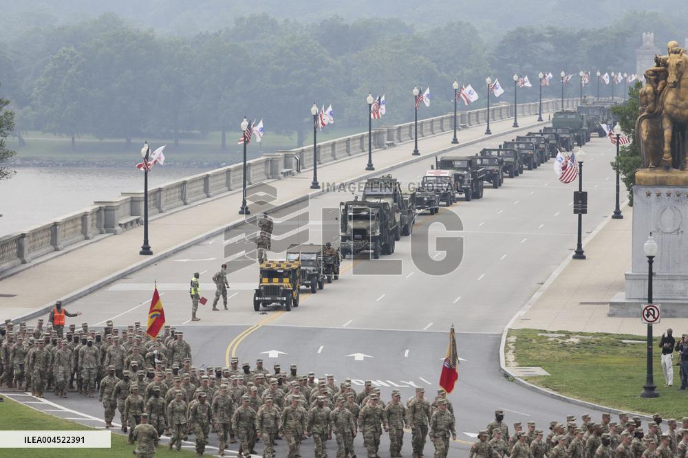 US Army’s 250th birthday celebration in Washington DC