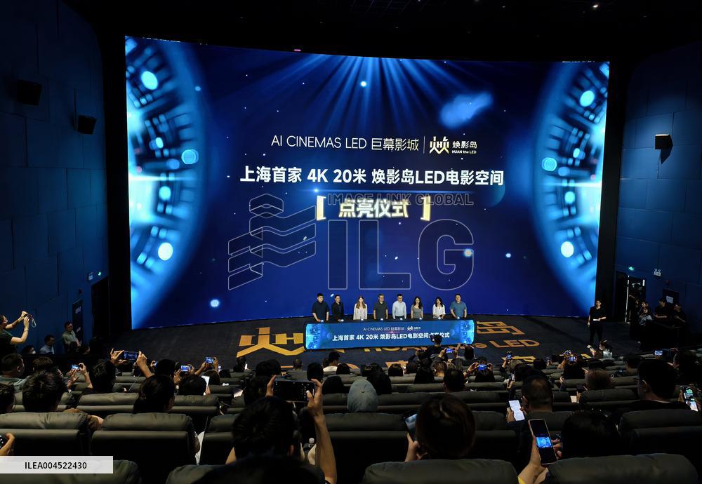 Shanghai First 4K 20-meter LED Cinema