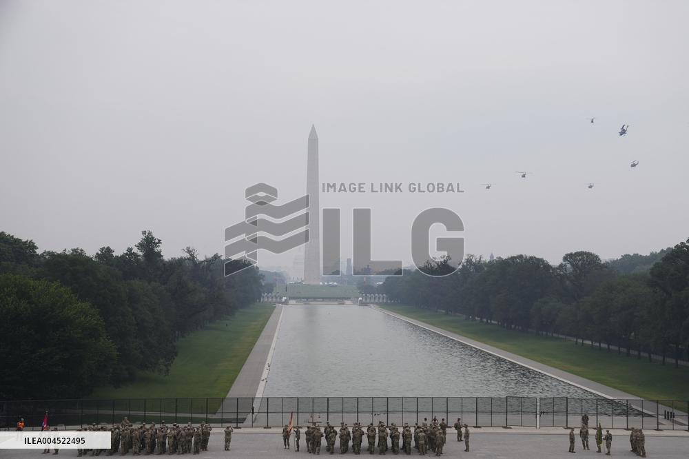 US Army?s 250th birthday celebration in Washington DC