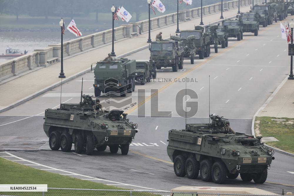 US Army’s 250th birthday celebration in Washington DC