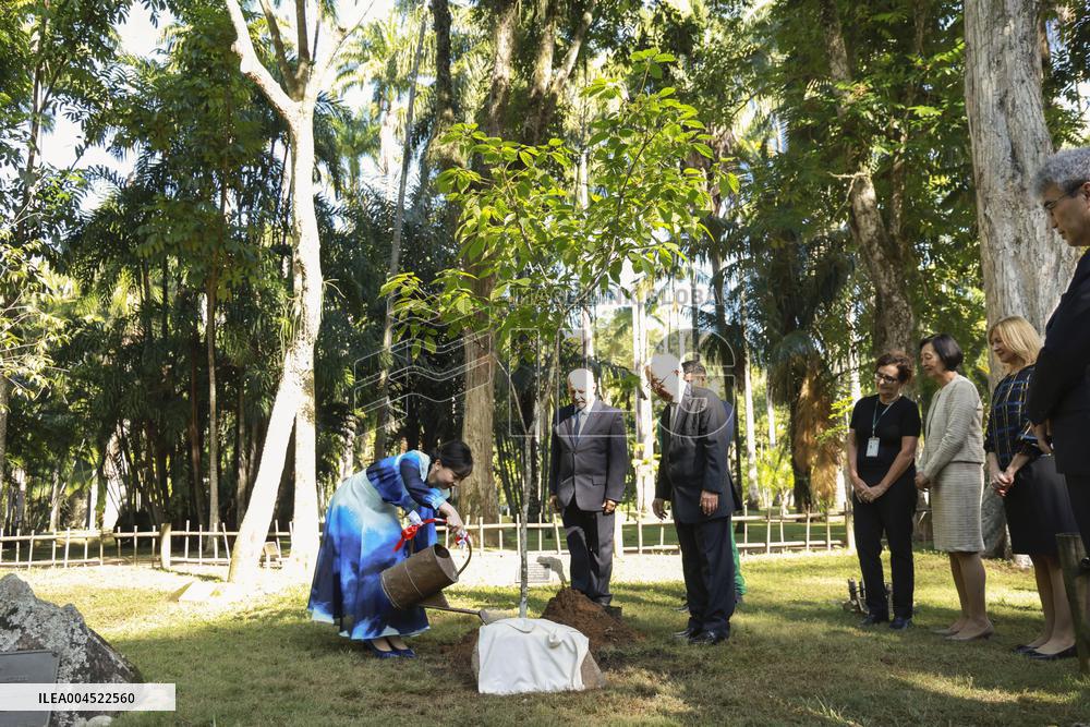 Japan's Princess Kako in Brazil