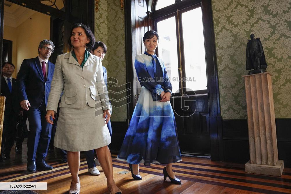 Japan's Princess Kako in Brazil