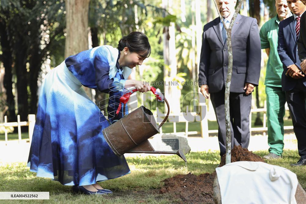 Japan's Princess Kako in Brazil