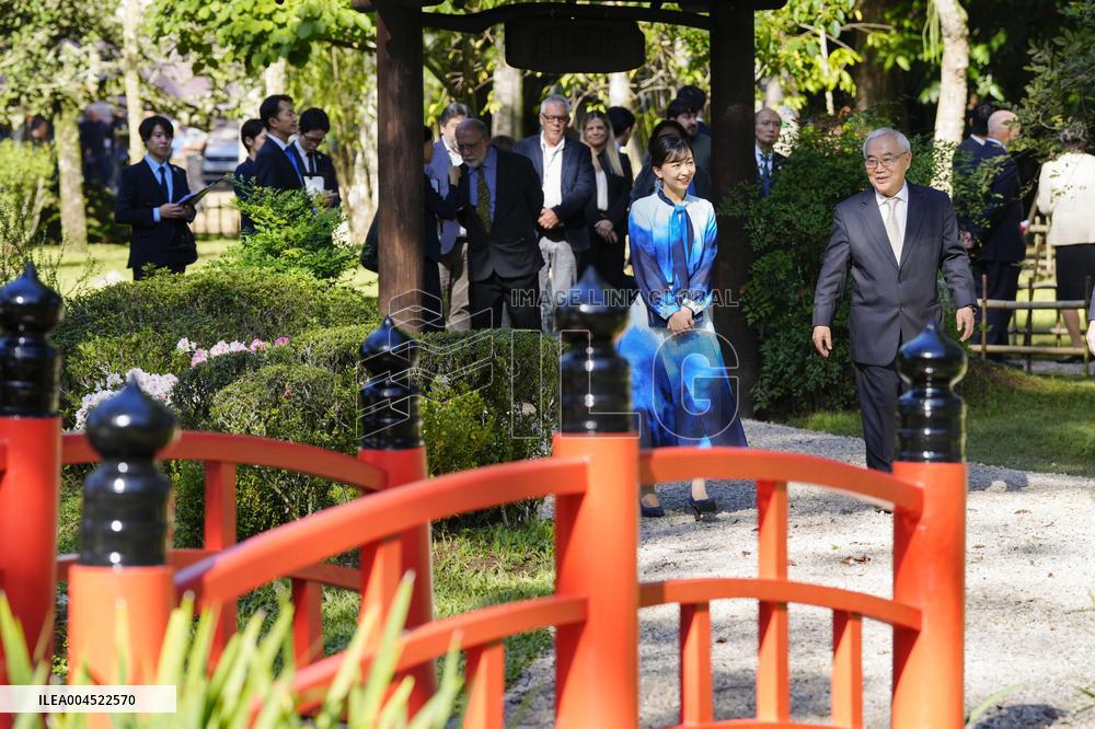 Japan's Princess Kako in Brazil