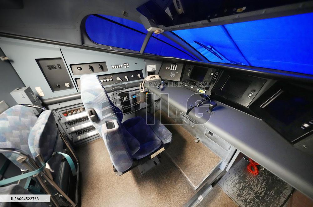 Retired "Doctor Yellow" diagnostic shinkansen train