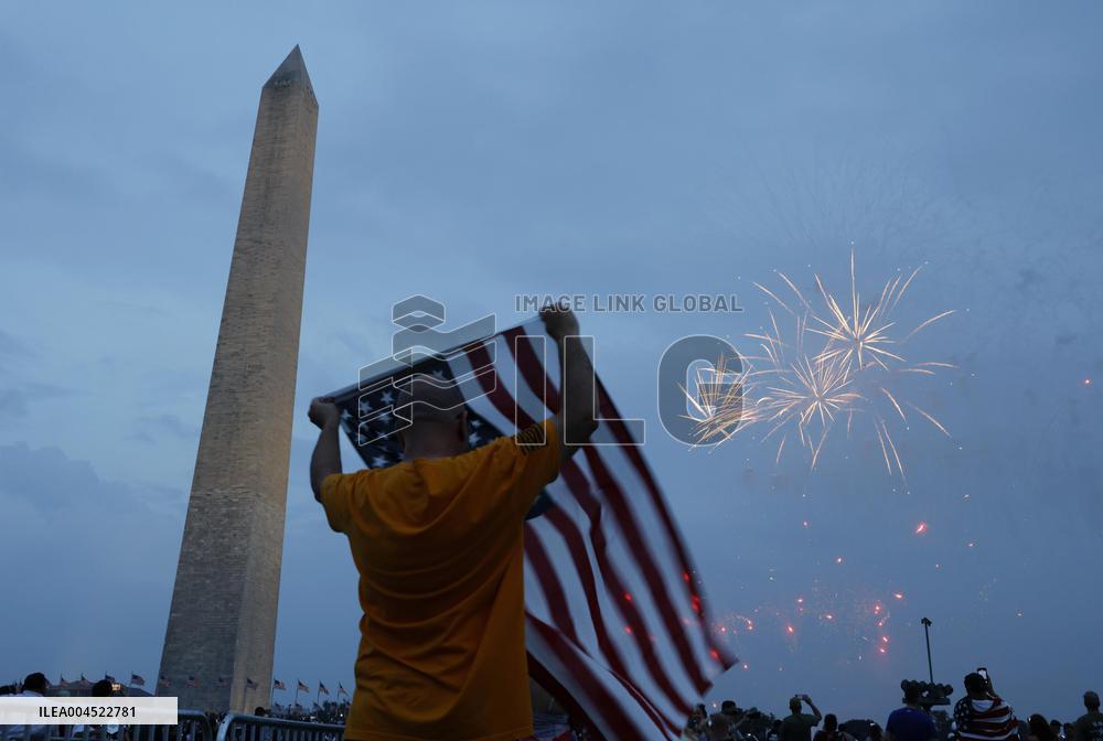 Military parade in Washington