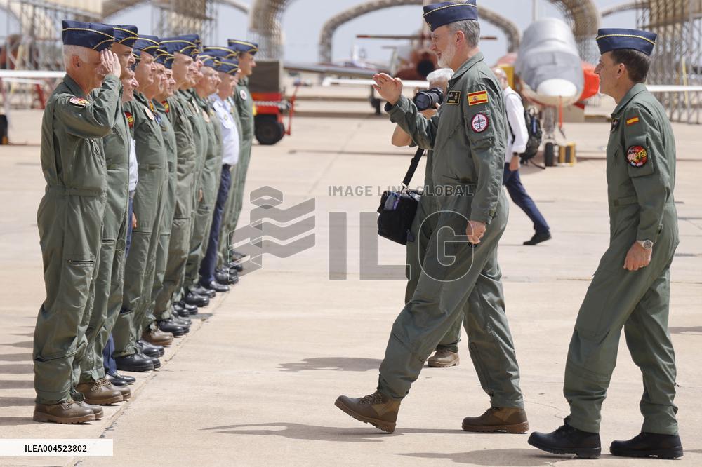 King Visits the Static Exhibition Aire 2025 - Spain