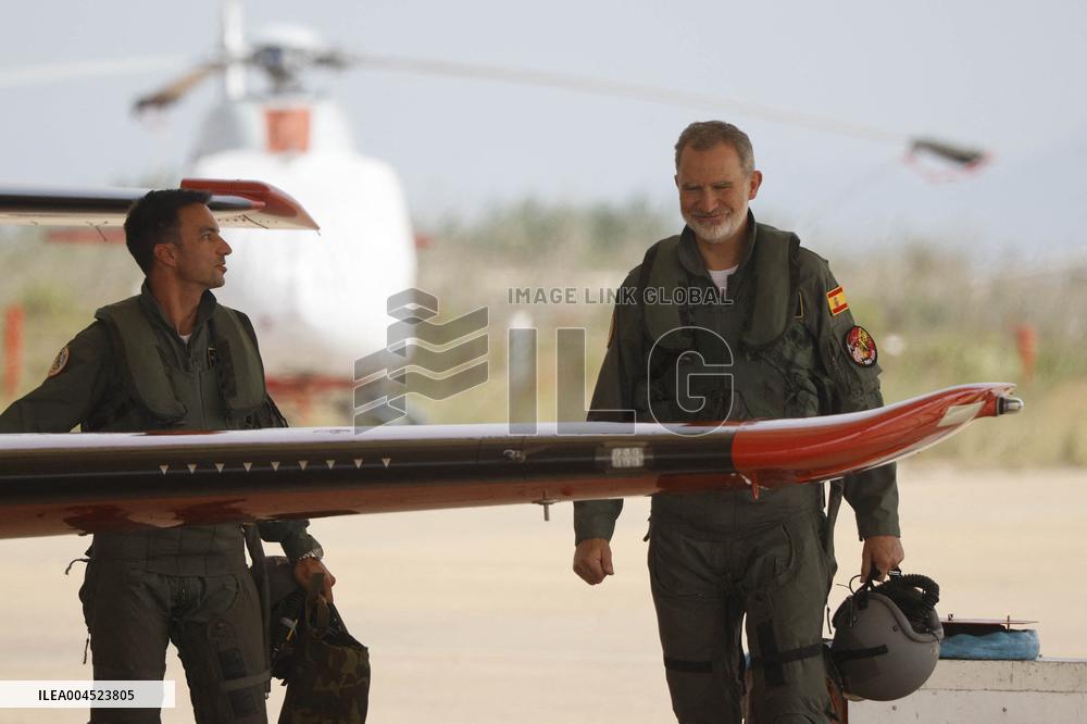 King Visits the Static Exhibition Aire 2025 - Spain