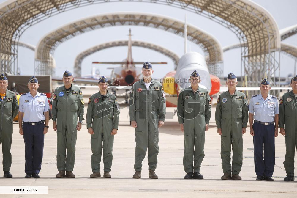 King Visits the Static Exhibition Aire 2025 - Spain