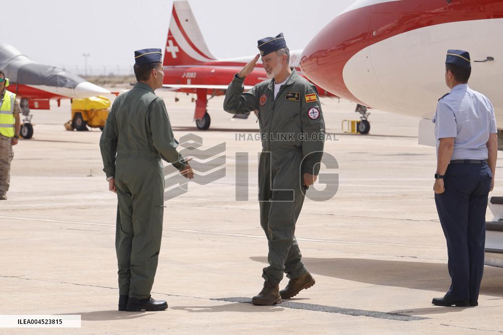 King Visits the Static Exhibition Aire 2025 - Spain