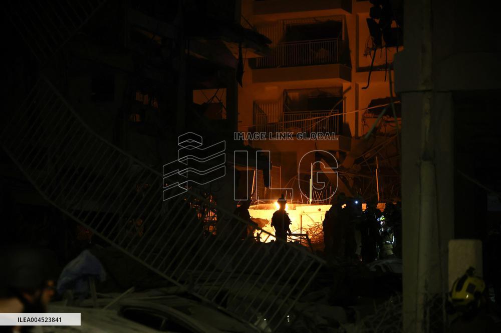 Iran Retaliatory Missile Strike to Israel