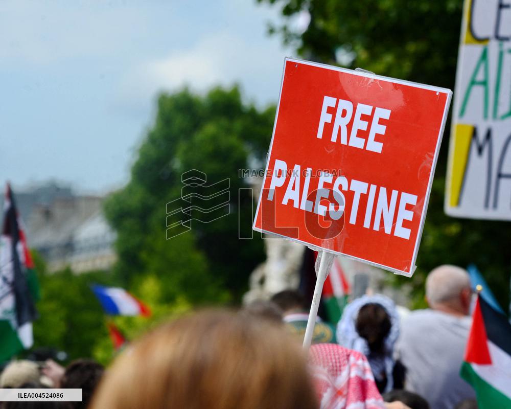 Pro-Palestinian Demonstration - Paris