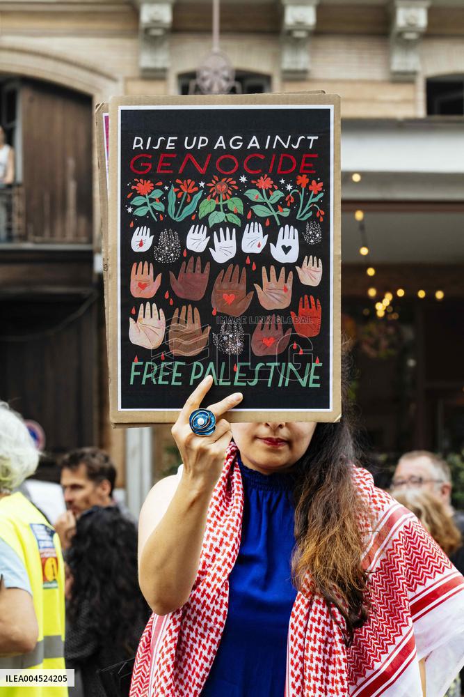 Pro-Palestinian Demonstration - Toulouse