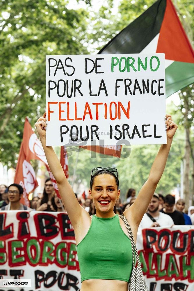 Pro-Palestinian Demonstration - Toulouse