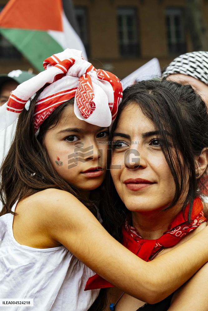 Pro-Palestinian Demonstration - Toulouse