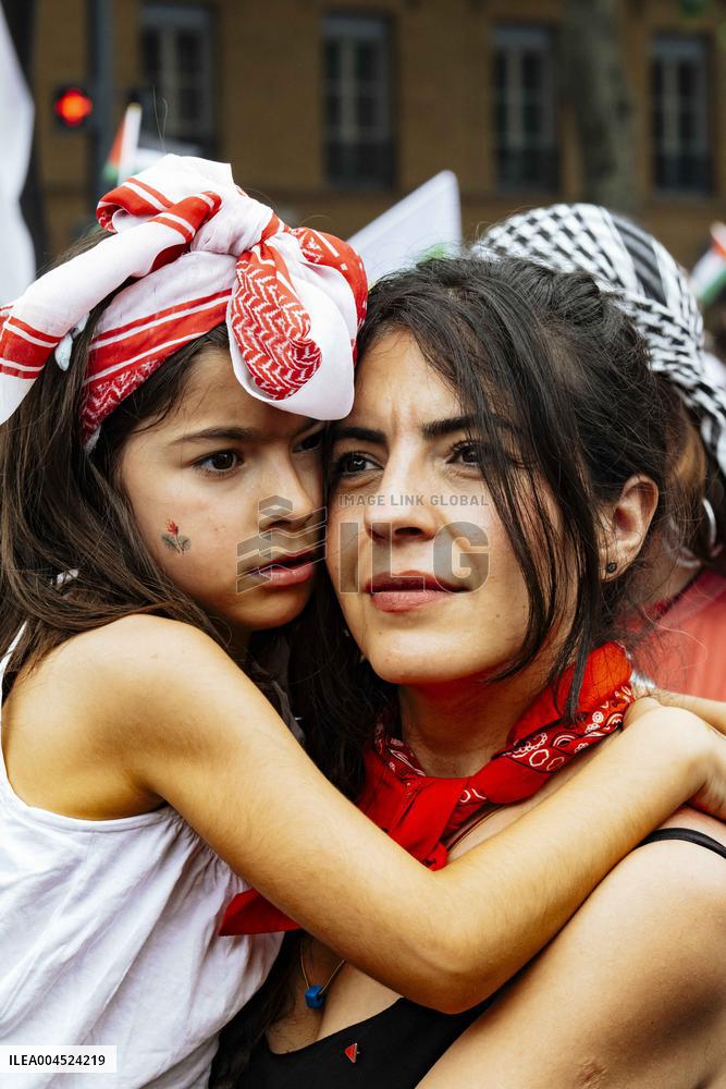 Pro-Palestinian Demonstration - Toulouse
