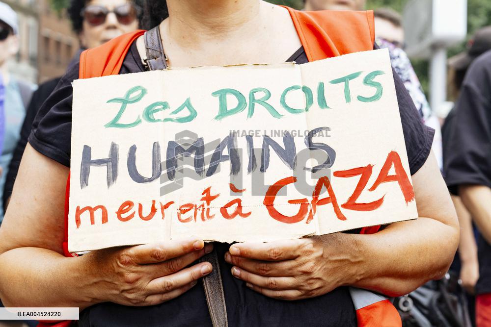 Pro-Palestinian Demonstration - Toulouse