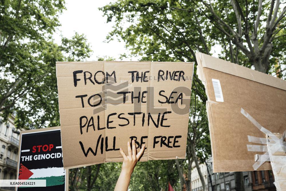 Pro-Palestinian Demonstration - Toulouse
