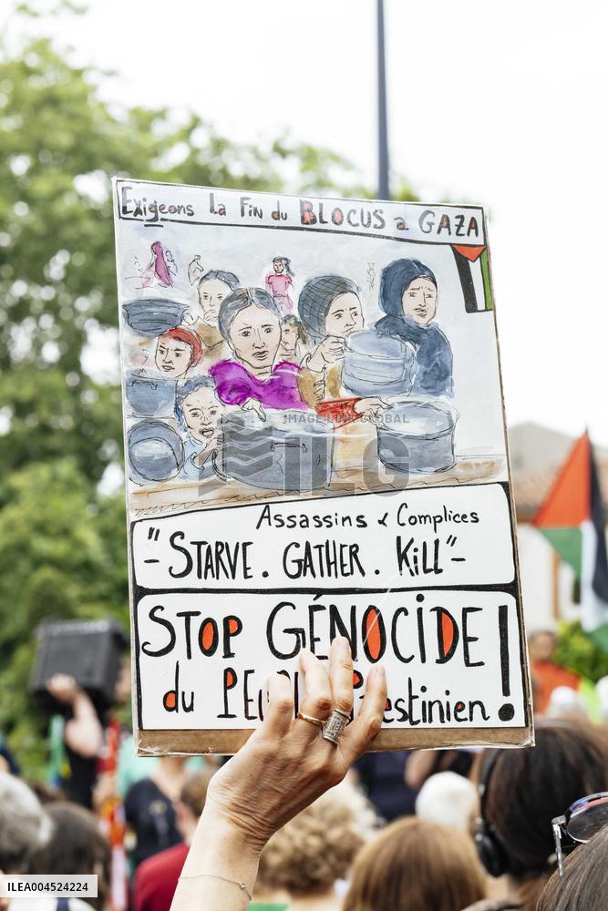 Pro-Palestinian Demonstration - Toulouse