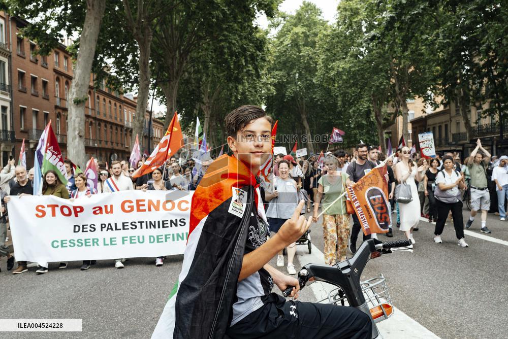 Pro-Palestinian Demonstration - Toulouse