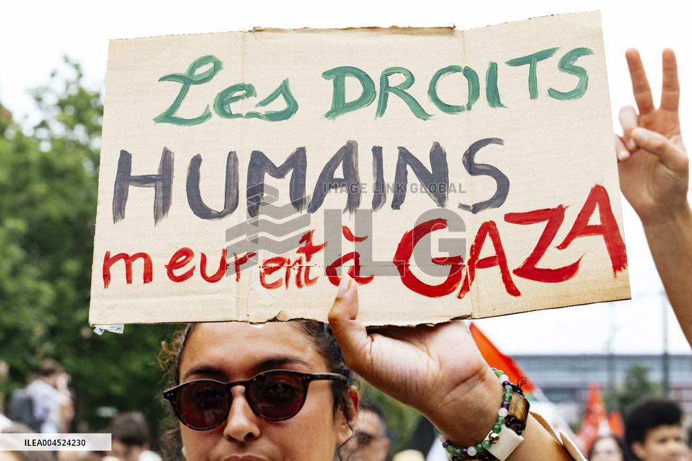 Pro-Palestinian Demonstration - Toulouse