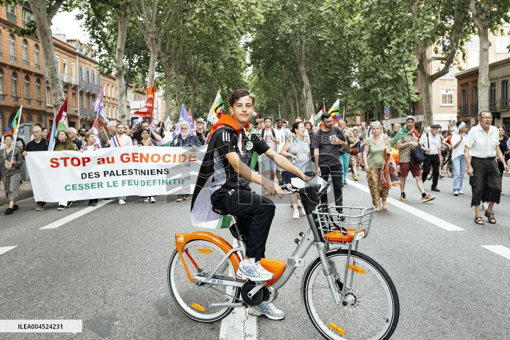 Pro-Palestinian Demonstration - Toulouse