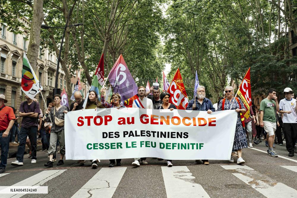 Pro-Palestinian Demonstration - Toulouse