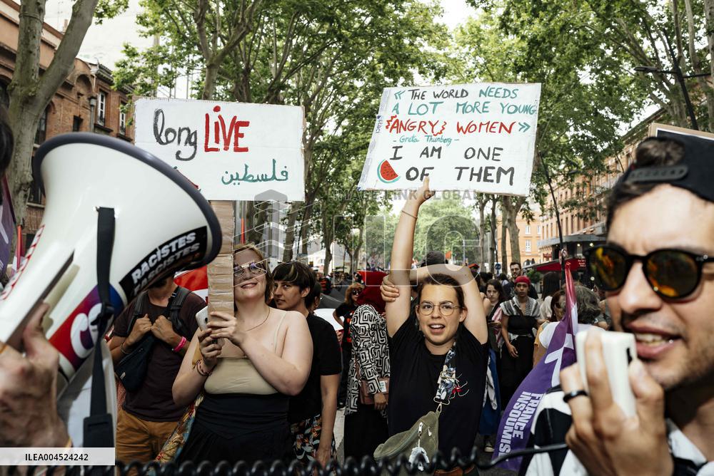 Pro-Palestinian Demonstration - Toulouse