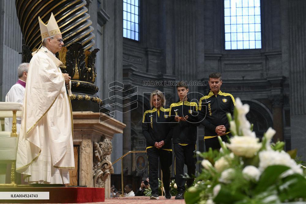 Pope Leo XIV Leads Mass For The Jubilee of Sport - Vatican