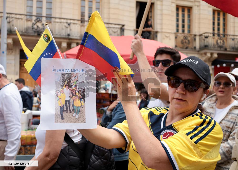 Silent March for Miguel Uribe Turbay