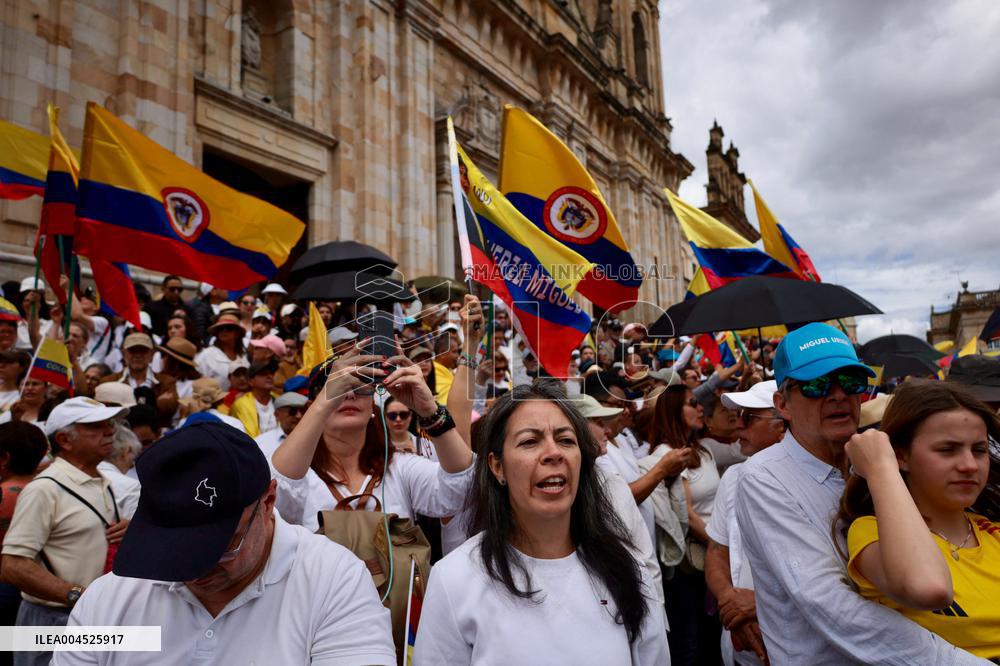Silent March for Miguel Uribe Turbay